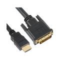 Astrotek HDMI to DVI-D Adapter Converter Cable 2m - Male to Male 30AWG OD6.0mm Gold Plated RoHS Black PVC Jacket [PC]