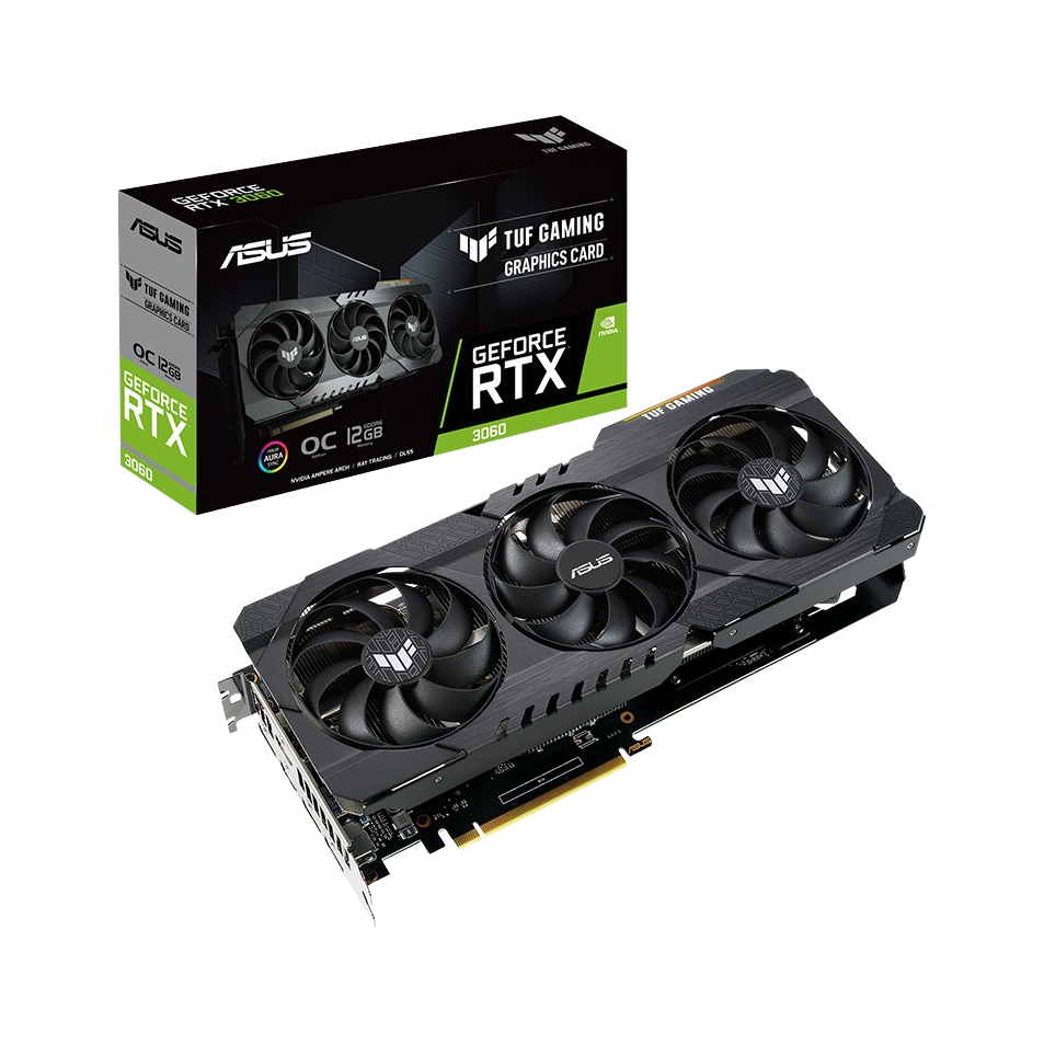 ASUS GeForce RTX 3060 TUF Gaming OC 12GB TUF-RTX3060-O12G-GAMING [PC]