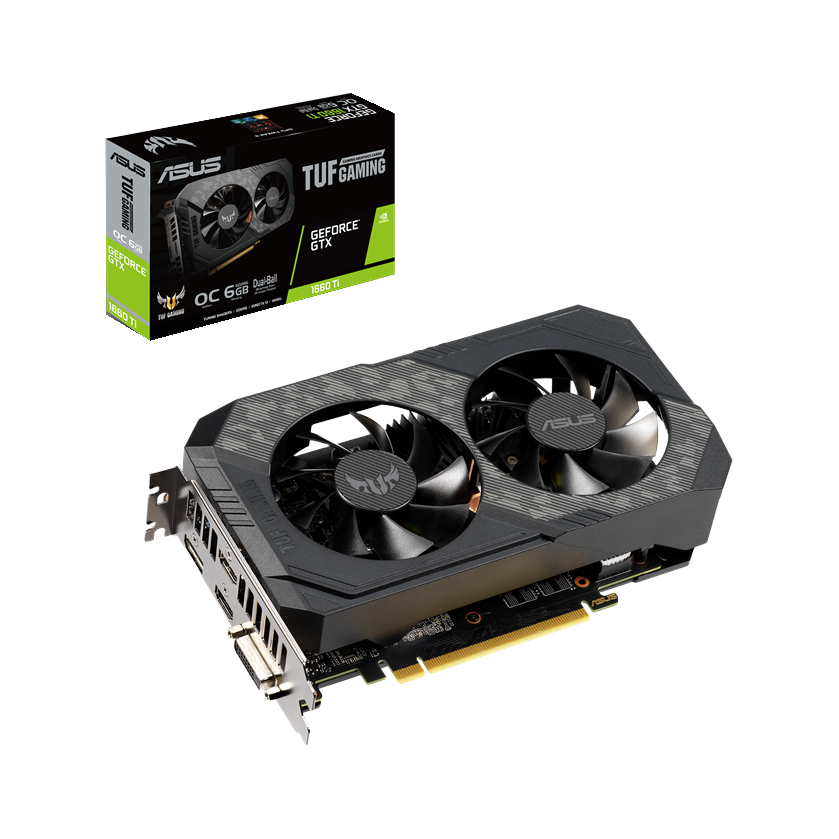 ASUS TUF Gaming GeForce GTX 1660 Ti EVO TOP Edition 6GB GDDR6 TUF-GTX1660TI-T6G-EVO-GAMING [PC]