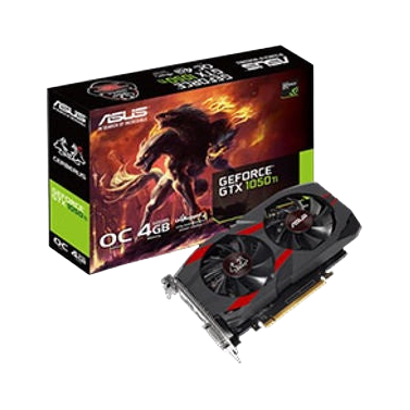 Asus Cerberus GeForce GTX 1050 Ti OC 4GB Video Card [PC]