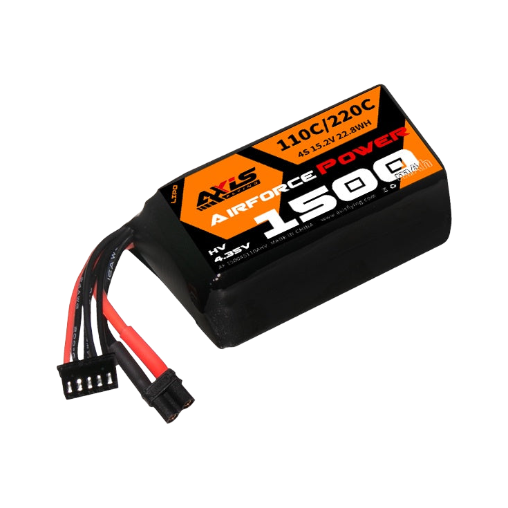 Axisflying 1500mAh 14.8V 4S 110C XT30 LiPo Battery for Airforce Pro (made by GNB) [DG]