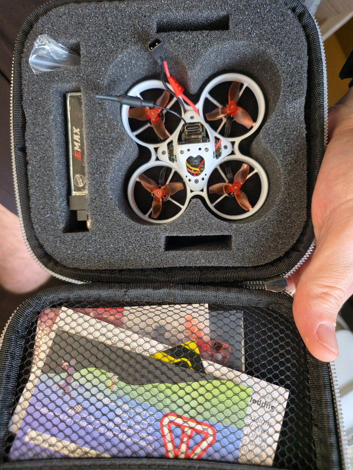 The actual returned TinyHawk NanoScout in this listing