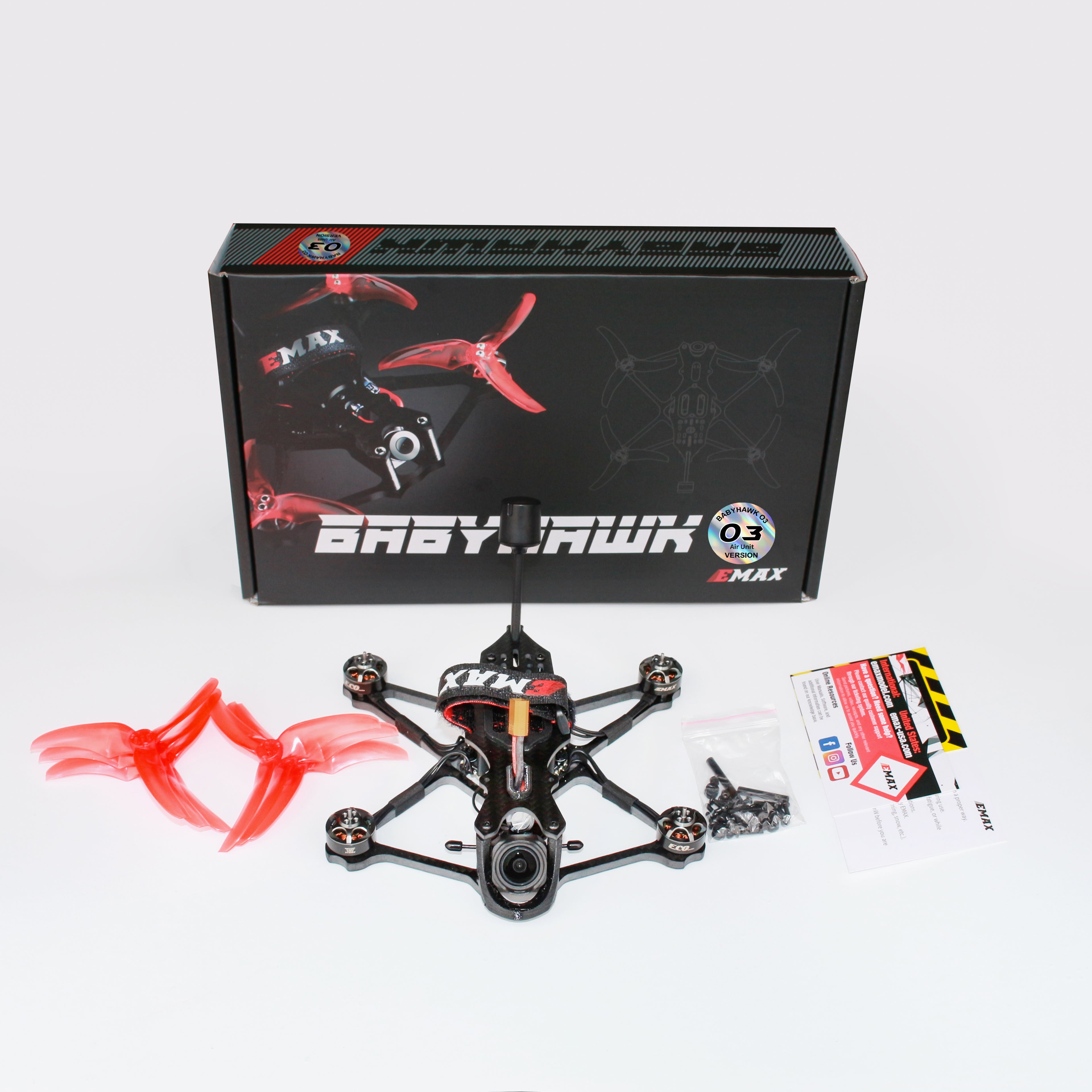 EMAX Babyhawk 3.5" Micro Quad w/ DJI O3 Air Unit - BNF ELRS