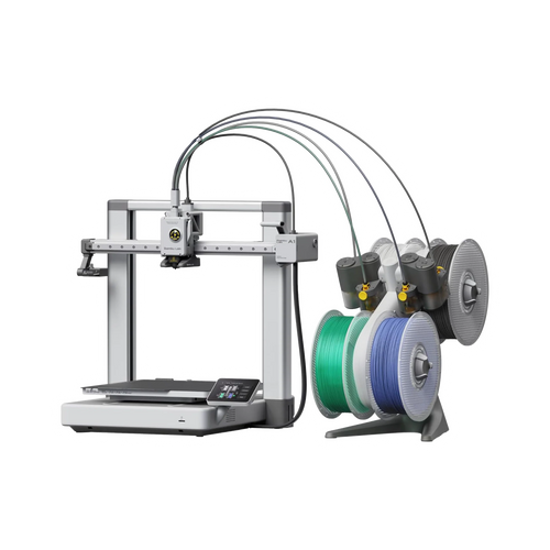 Bambu Lab A1 Combo with AMS Lite — transparent dark-mode product image 1