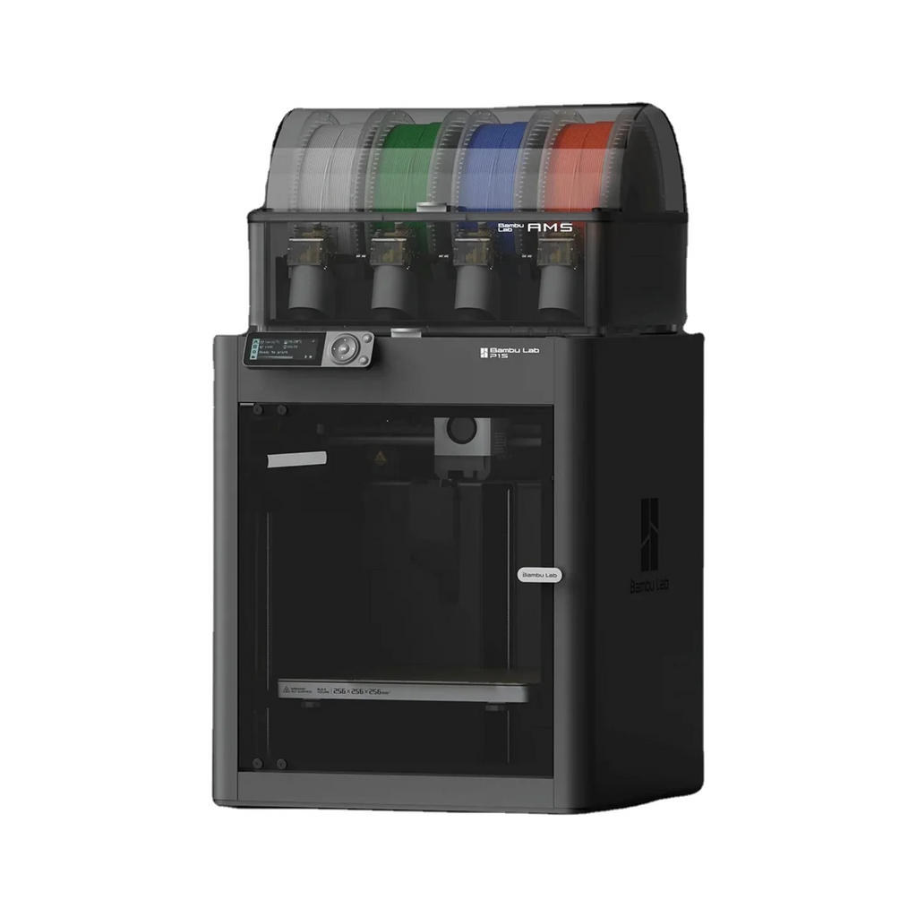 Bambu Lab P1S Combo with AMS — transparent dark-mode product image 1