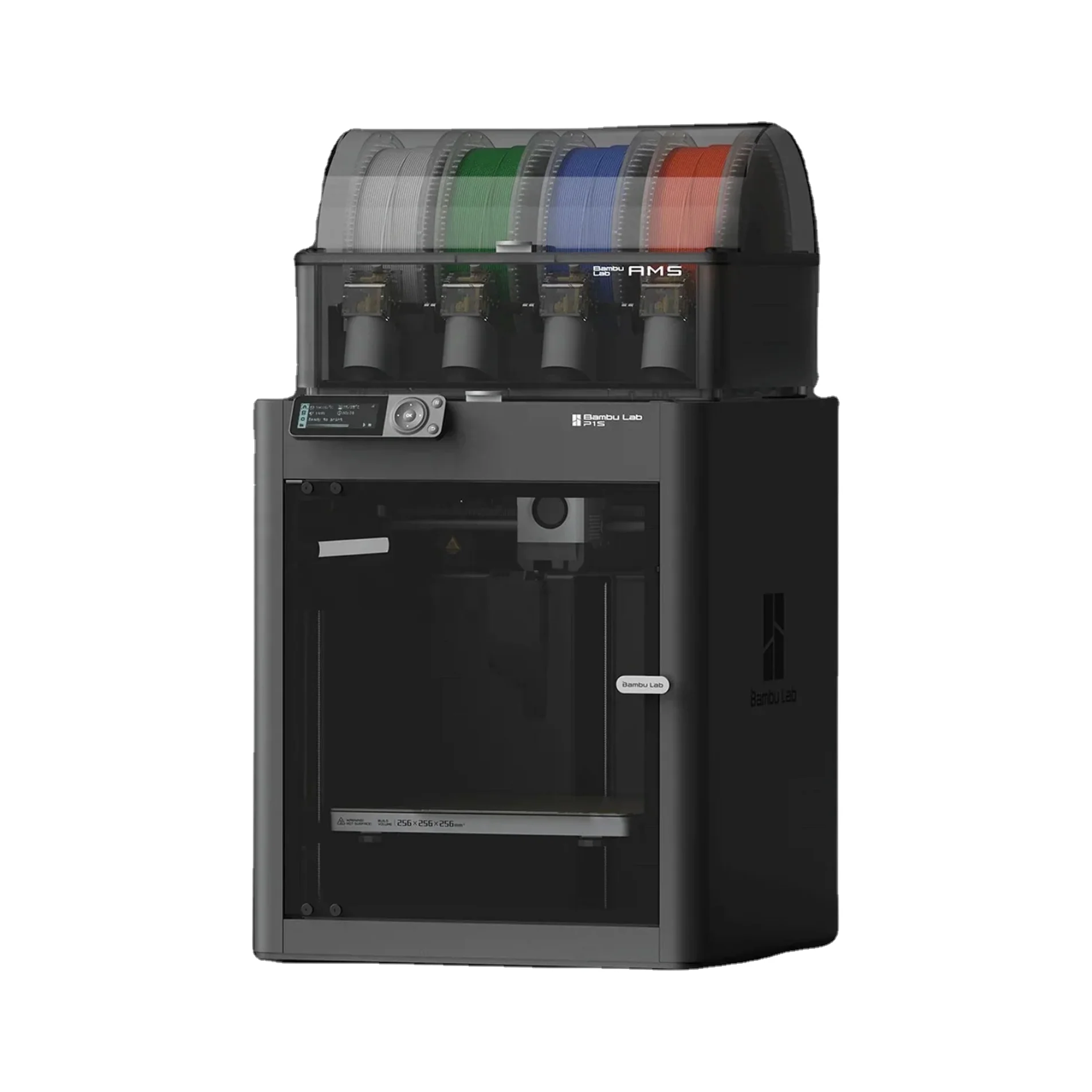 Bambu Lab P1S Combo with AMS — transparent dark-mode product image 1