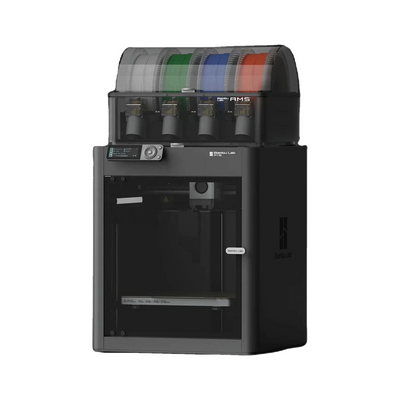 Bambu Lab P1S Combo with AMS — transparent dark-mode product image 1