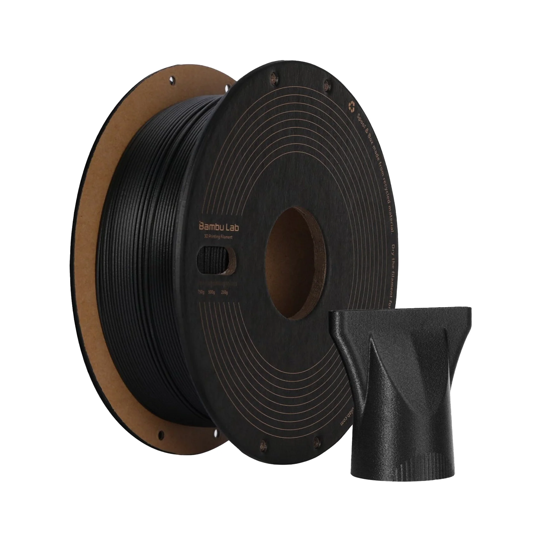 Bambu Lab PPA-CF filament - dark mode image 1