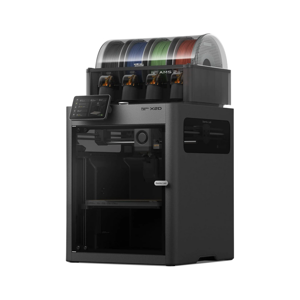 Bambu Lab X2D Combo 3D Printer – dark mode product image 2