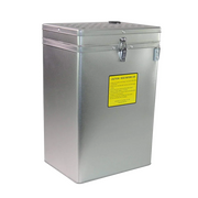 Bat-Safe XL charging and storage safe box image 1 on transparent background with Version 4 white halo