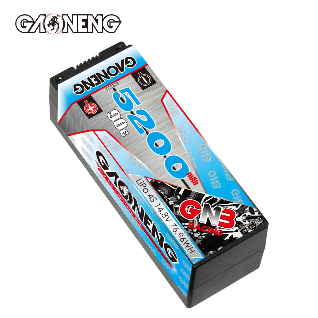 GAONENG GNB 4S 14.8V 6200mAh 90C 5mm Bullet Hard Case LiPo Battery [DG]
