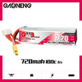 GAONENG GNB LiHV 6S 22.8V 720mAh 100C XT30 LiPo Battery Long Type [DG]