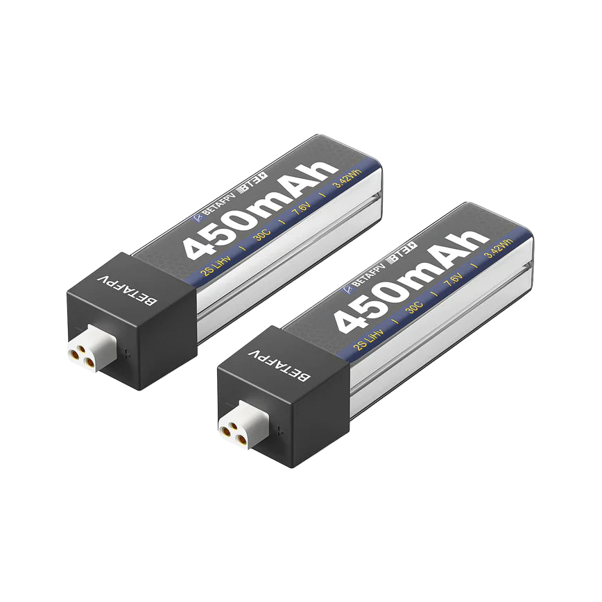 BetaFPV 450mAh 7.6V 2S 30C BT3.0 LiHV Battery [DG]