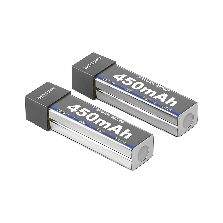 BetaFPV 450mAh 7.6V 2S 30C BT3.0 LiHV Battery [DG]