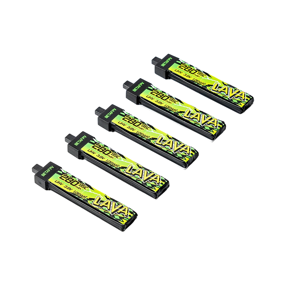 BetaFPV LAVA II 3.8V 1S 95C BT2.0 LiHV Battery [DG]