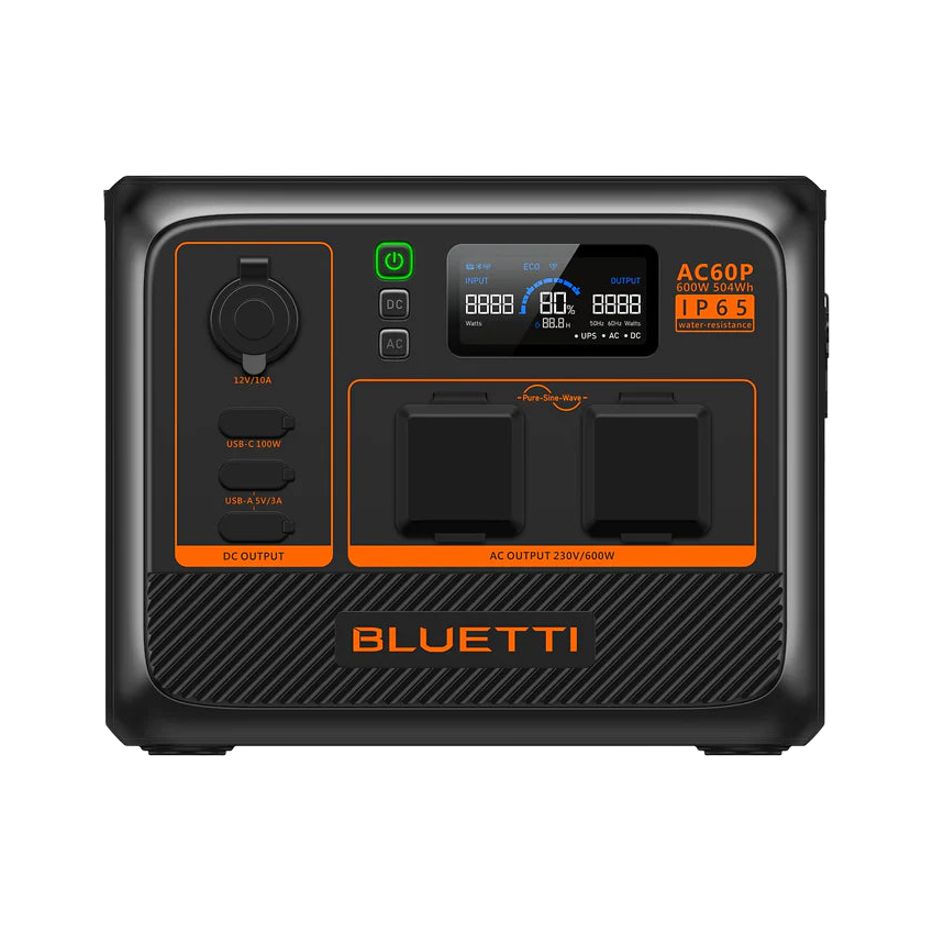 Bluetti AC60P 600w 504Wh Power Station [DG]