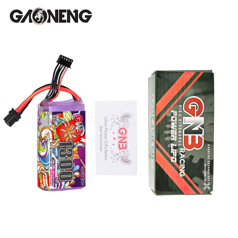 GAONENG GNB LiHV 4S 15.2V 1300mAh 120C XT60 LiPo Battery [DG]