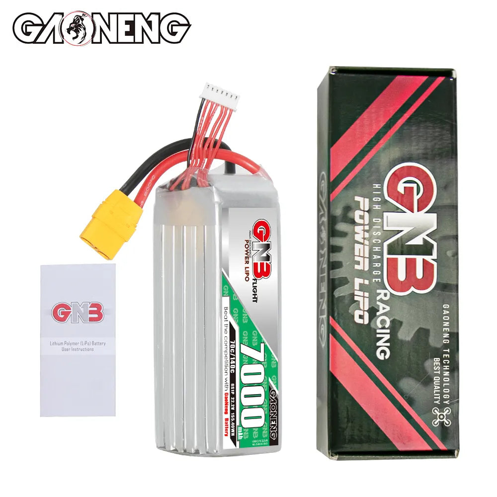 GAONENG GNB 6S 22.2V 7000mAh 70C LiPo Battery XT90 [DG]