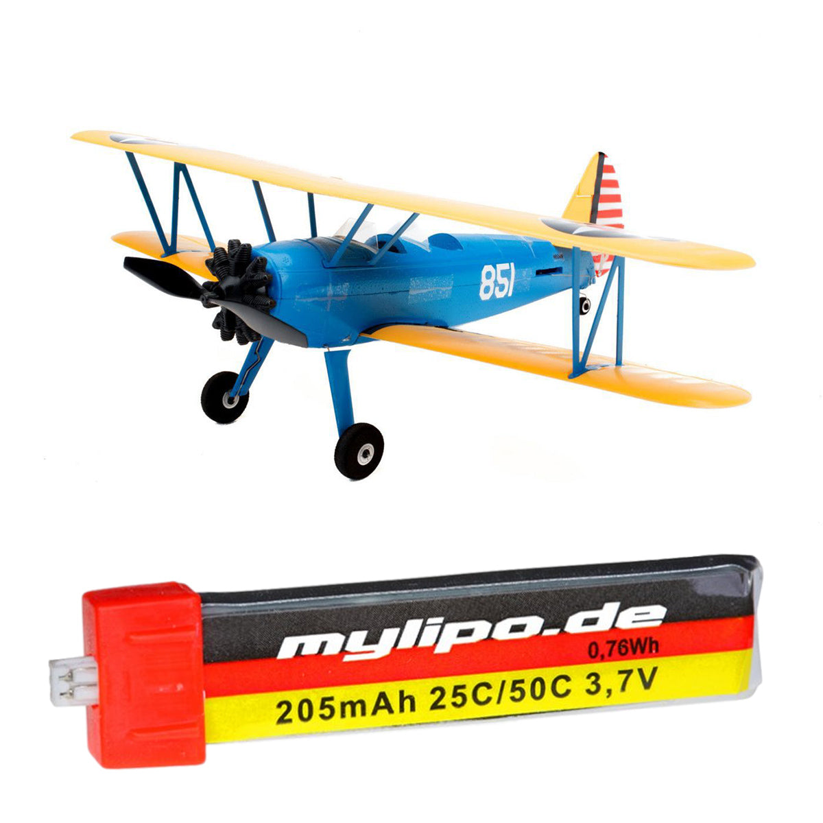 upgrade battery 205mah UMX PT-17 (EFLU3080) by MMW [DG]