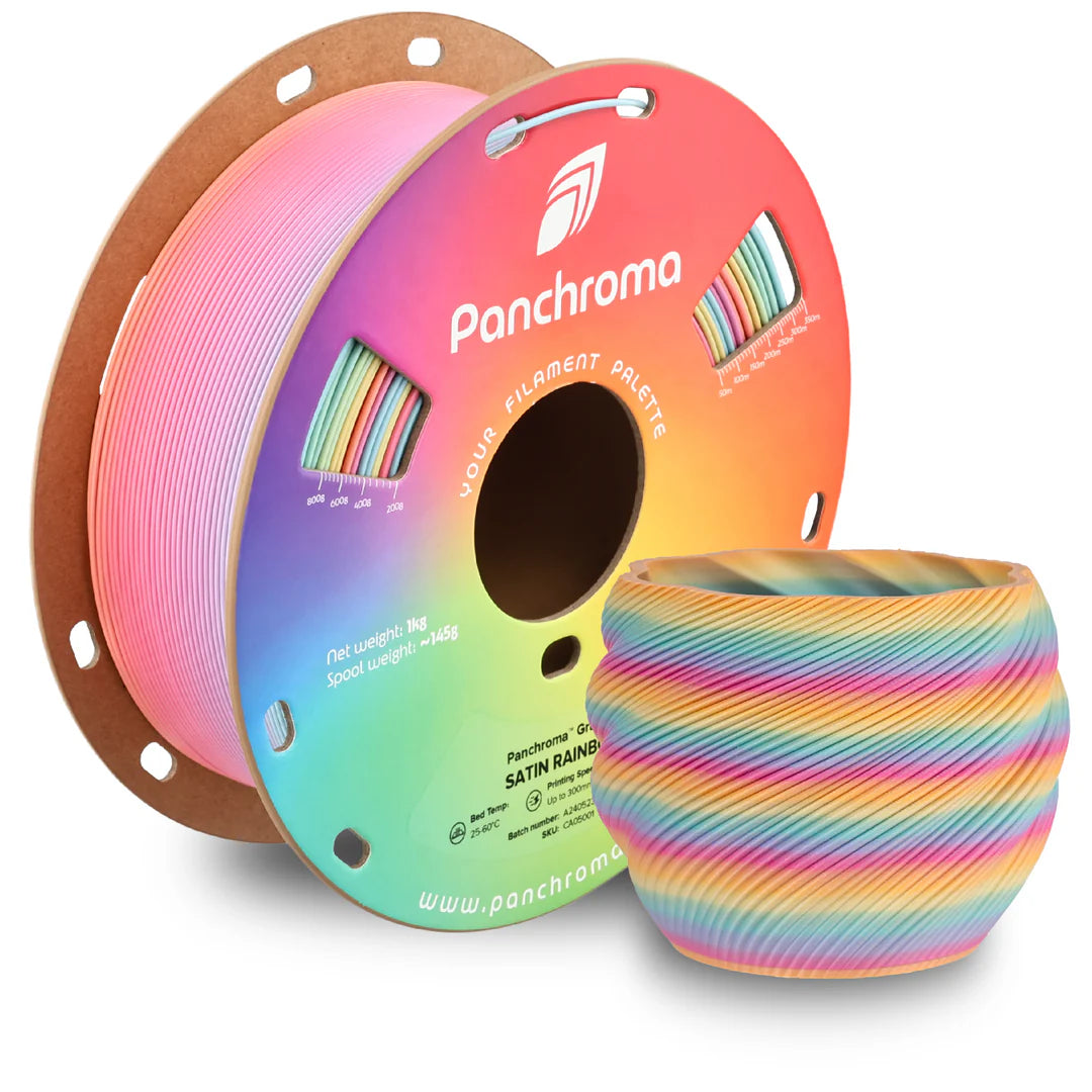 Polymaker Panchroma Gradient Satin Rainbow PLA 1.75mm Filament 1kg