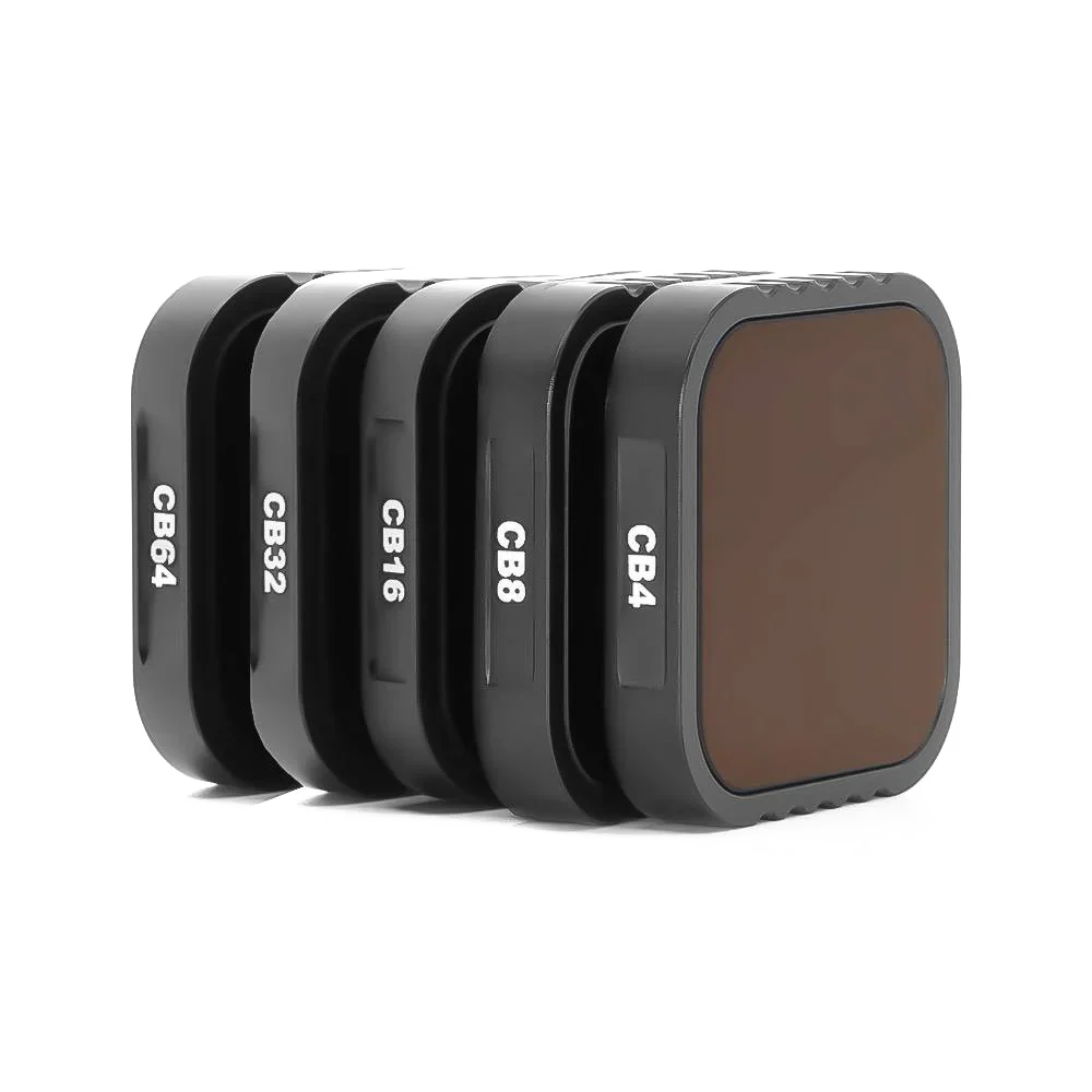 Camera Butter GoPro ND filter set image 1 on transparent background with Version 4 white halo