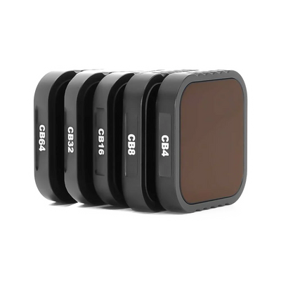 Camera Butter GoPro ND filter set image 1 on transparent background with Version 4 white halo