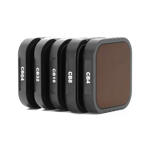 Camera Butter GoPro ND filter set image 1 on transparent background with Version 4 white halo