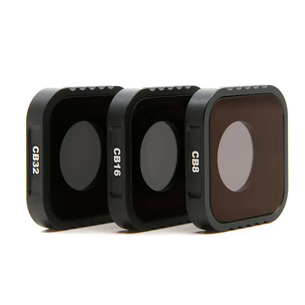 Camera Butter GoPro ND filter set image 2 on transparent background with Version 4 white halo