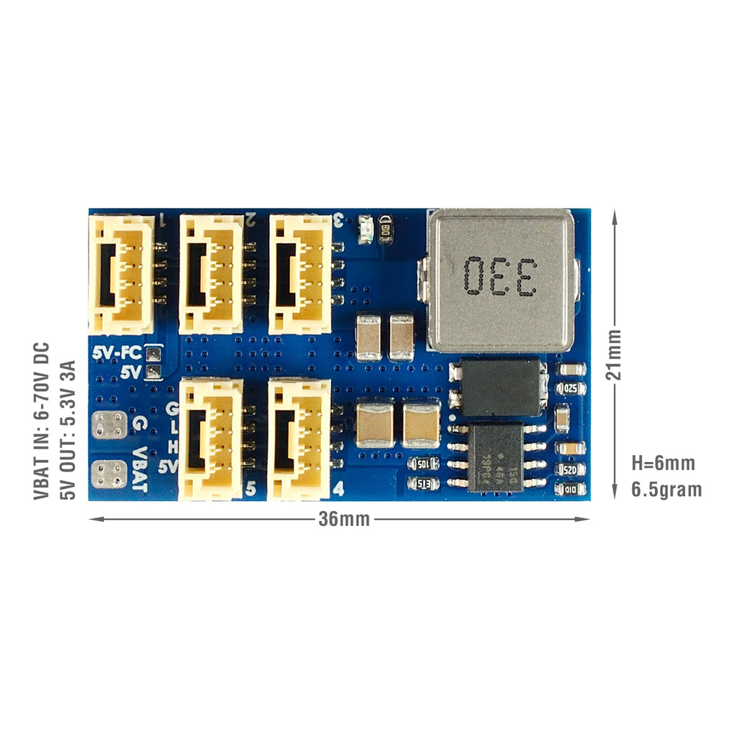 Matek CANPDB w 3A BEC & JST-GH Splitter