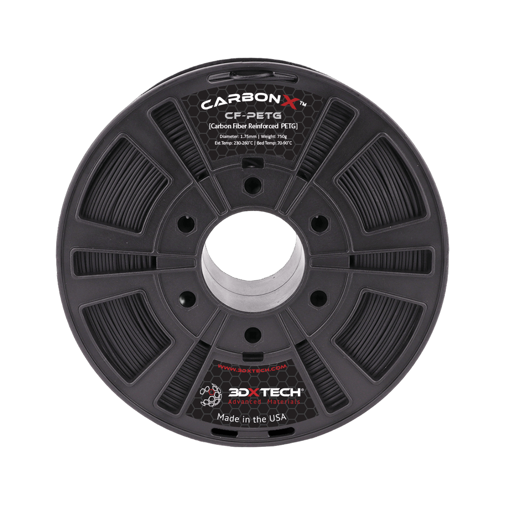 3DXTech CarbonX PETG + CF15 (Carbon Fiber Reinforced) Filament 1.75mm
