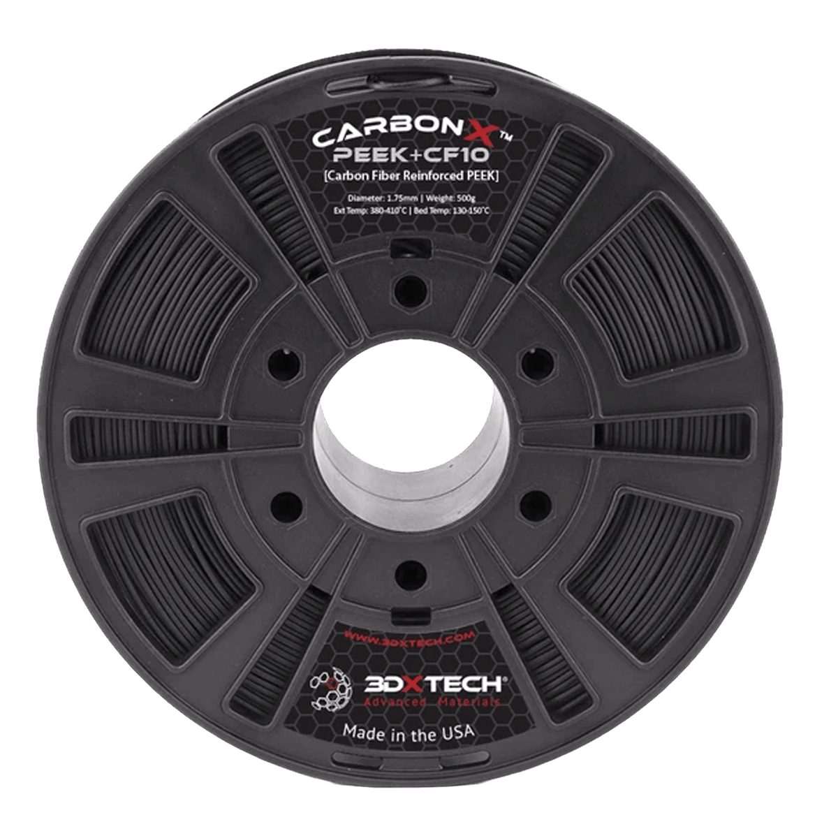 3DXTech CarbonX PEEK+CF10 1.75mm Filament
