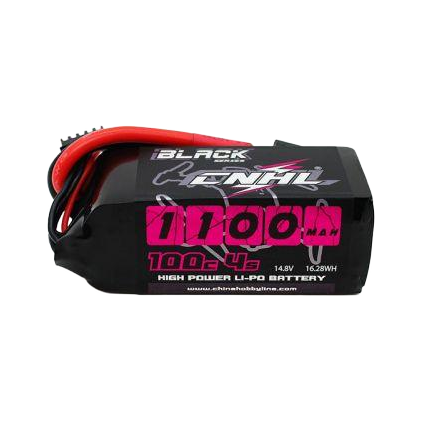 CNHL Black Series 1100mAh 14.8V 4S 100C XT60 LiPo Battery EOL [DG]