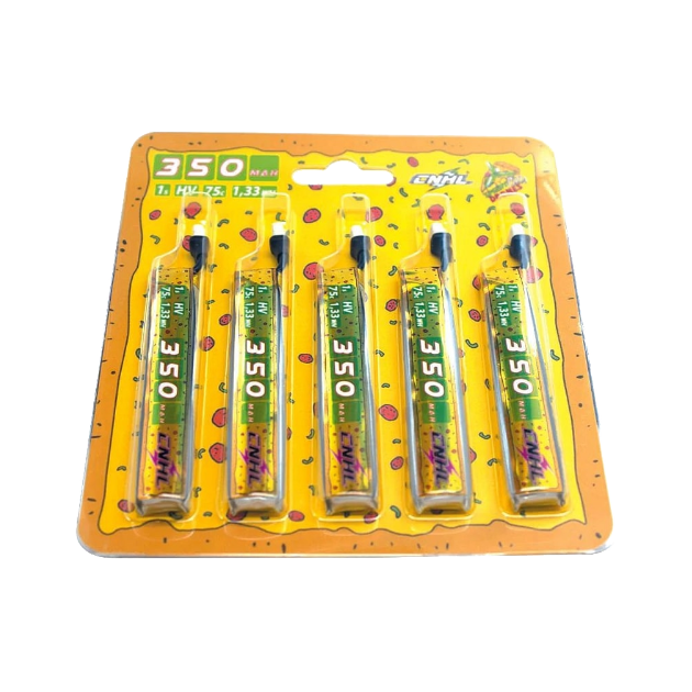 CNHL Speedy Pizza 350mAh 3.7V 1S 75C BT2.0 LiHV Battery (5 Pack) [DG]
