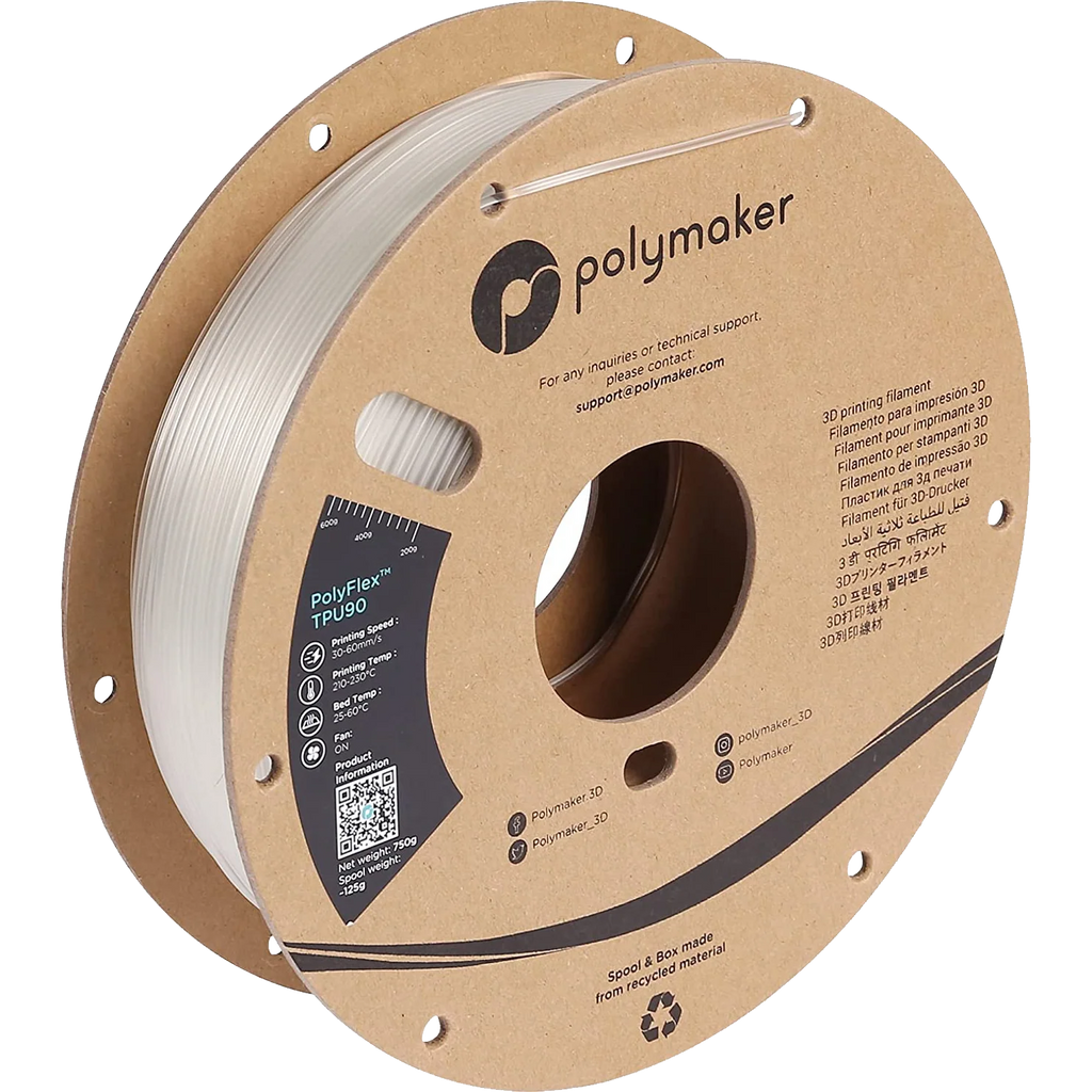 PolyMaker PolyFlex TPU90 1.75mm Filament 750g