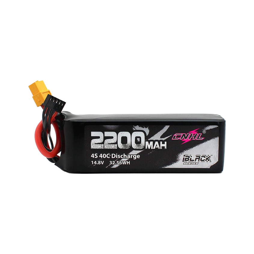 CNHL Black Series 2200mAh 14.8V 4S 40C XT60 LiPo Battery [DG]