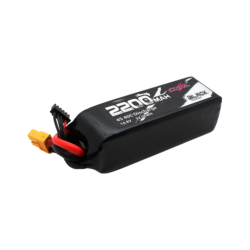 CNHL Black Series 2200mAh 14.8V 4S 40C XT60 LiPo Battery [DG]