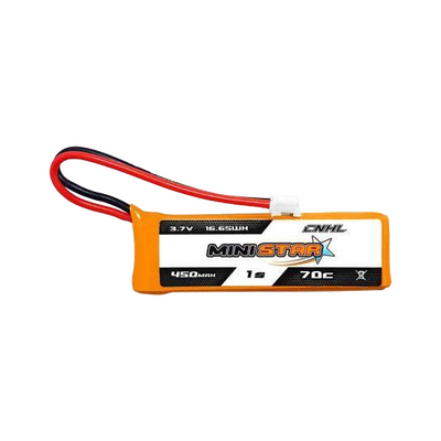 Chinahobbyline CNHL 450mah 3.7v 1S 70C Lipo Battery (4 Pack) [DG]