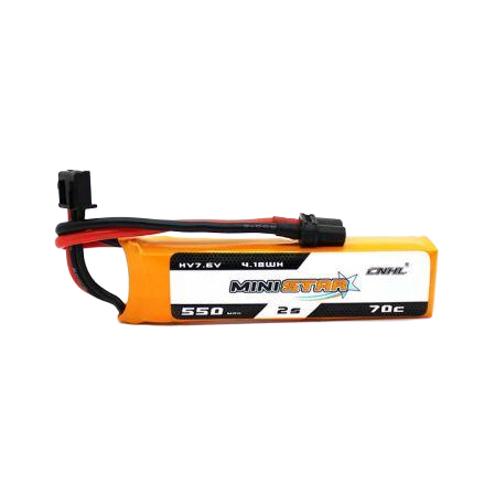 Chinahobbyline CNHL Ministar 550MAH 7.6V 2S 70C HV Lipo Battery (3 Pack) (XT30 Connector) [DG]