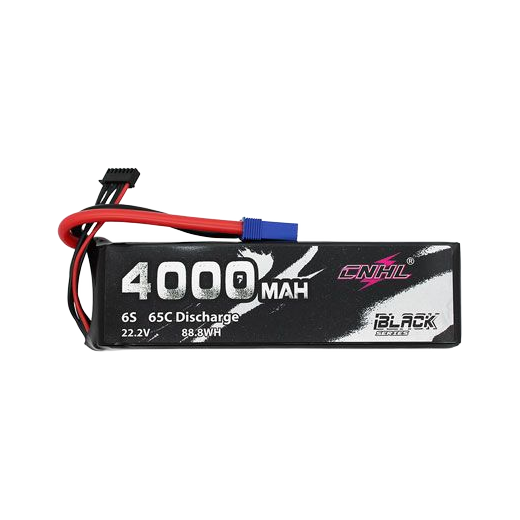 CNHL Black Series 4000mAh 22.2V 6S 65C EC5 LiPo Battery [DG]