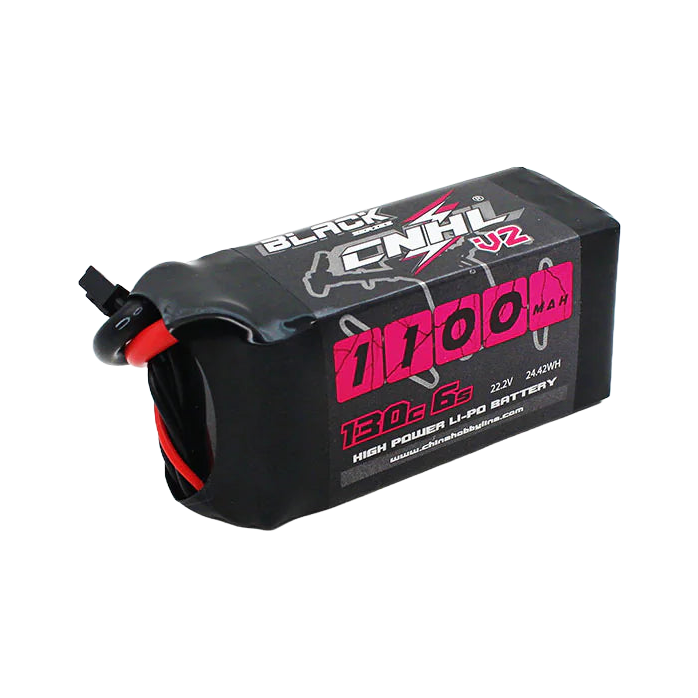 CNHL Black Series V2.0 1100mAh 22.2V 6S 130C XT60 LiPo Battery [DG]
