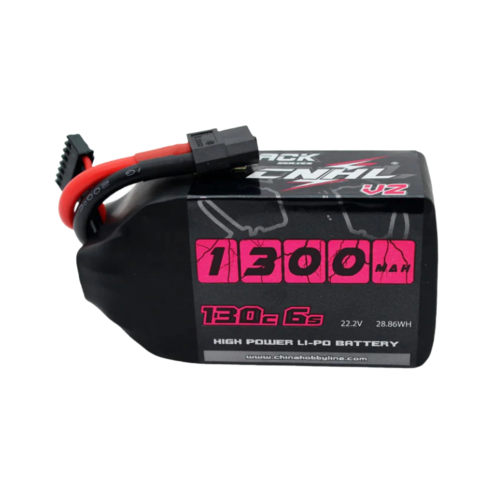 CNHL Black Series V2.0 1300mAh 6S battery - dark mode image 2