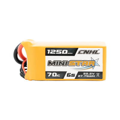 Chinahobbyline CNHL Ministar 1250mAh 6s 70c Lipo Battery [DG]