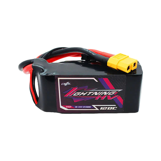 CNHL Lightning LiHV 2400mAh 11.4V 3S 120C HV Shorty Lipo Battery [DG] - product view 1