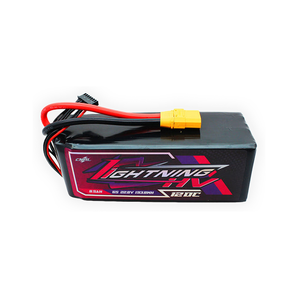 CNHL Lightning LiHV 8500mAh 22.8V 6s 120C HV Lipo Battery XT90 [DG] - product view 1