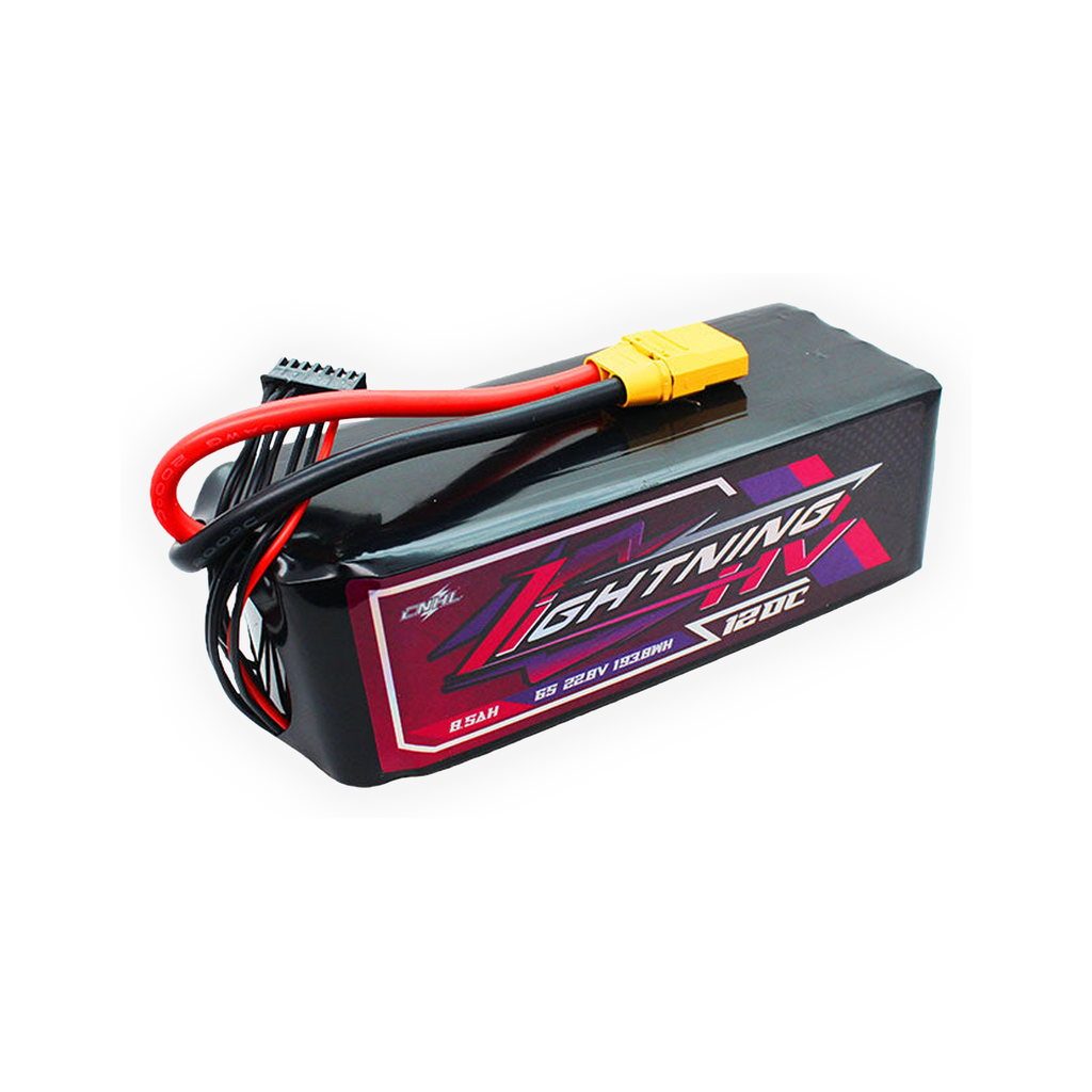 CNHL Lightning LiHV 8500mAh 22.8V 6s 120C HV Lipo Battery XT90 [DG] - product view 2
