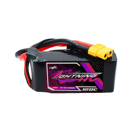 CNHL Lightning 2400mAh 15.2V 4S 120C XT60 LiHV Battery Shorty [DG]