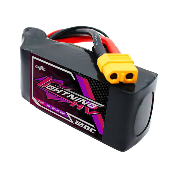 CNHL Lightning 2400mAh 15.2V 4S 120C XT60 LiHV Battery Shorty [DG]