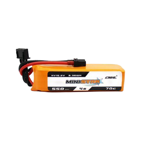 Chinahobbyline CNHL Ministar 550MAH 15.2V HV 4S 70C Lipo Battery XT30 (3 Pack) [DG]