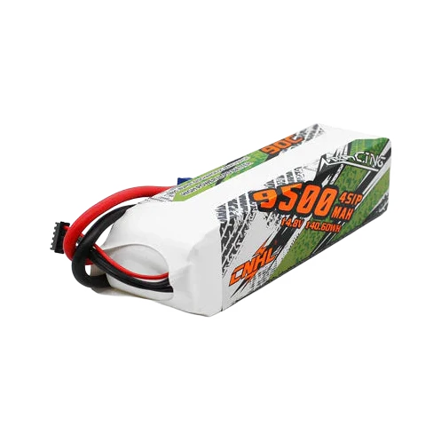 Chinahobbyline CNHL Racing Series 9500mAh 14.8V 4S 90C Lipo Battery with EC5 Plug [DG] – transparent dark-mode image 1
