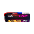 CNHL Racing Series LiHV 8200mAh 11.4V 3S 120C HV Hard Case Lipo Battery EC5 [DG] – transparent dark-mode image 1